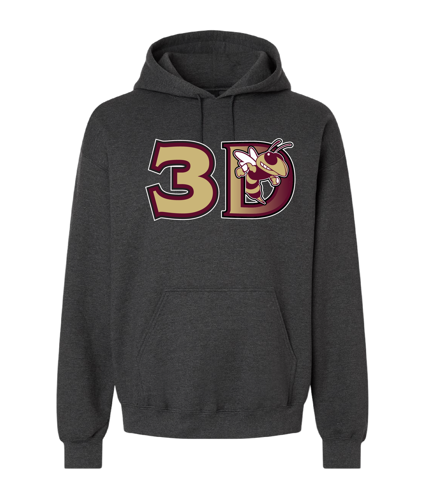 3D Art Logo - Hoodie