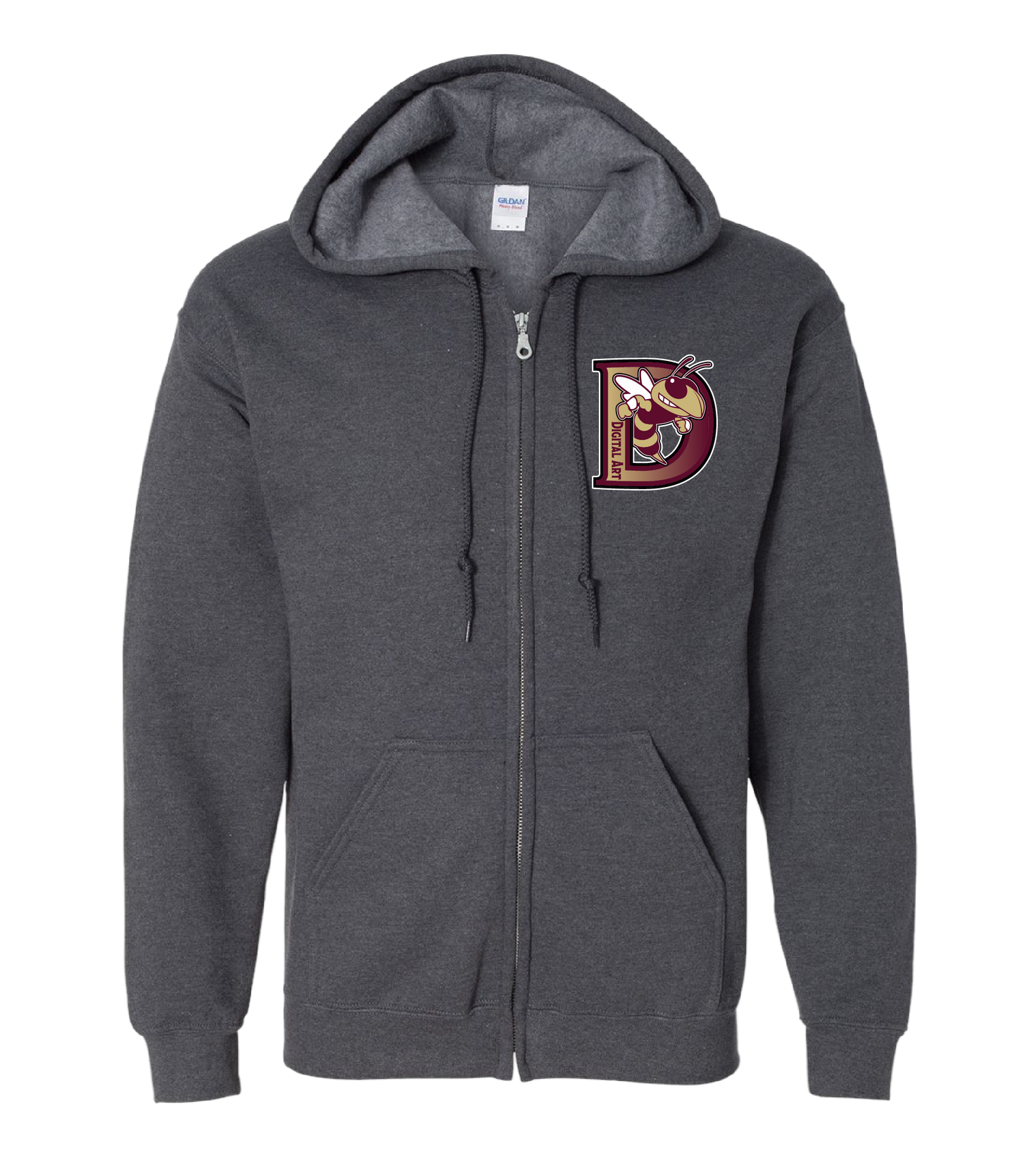 Digital Arts Logo - Zip-Up Hoodie