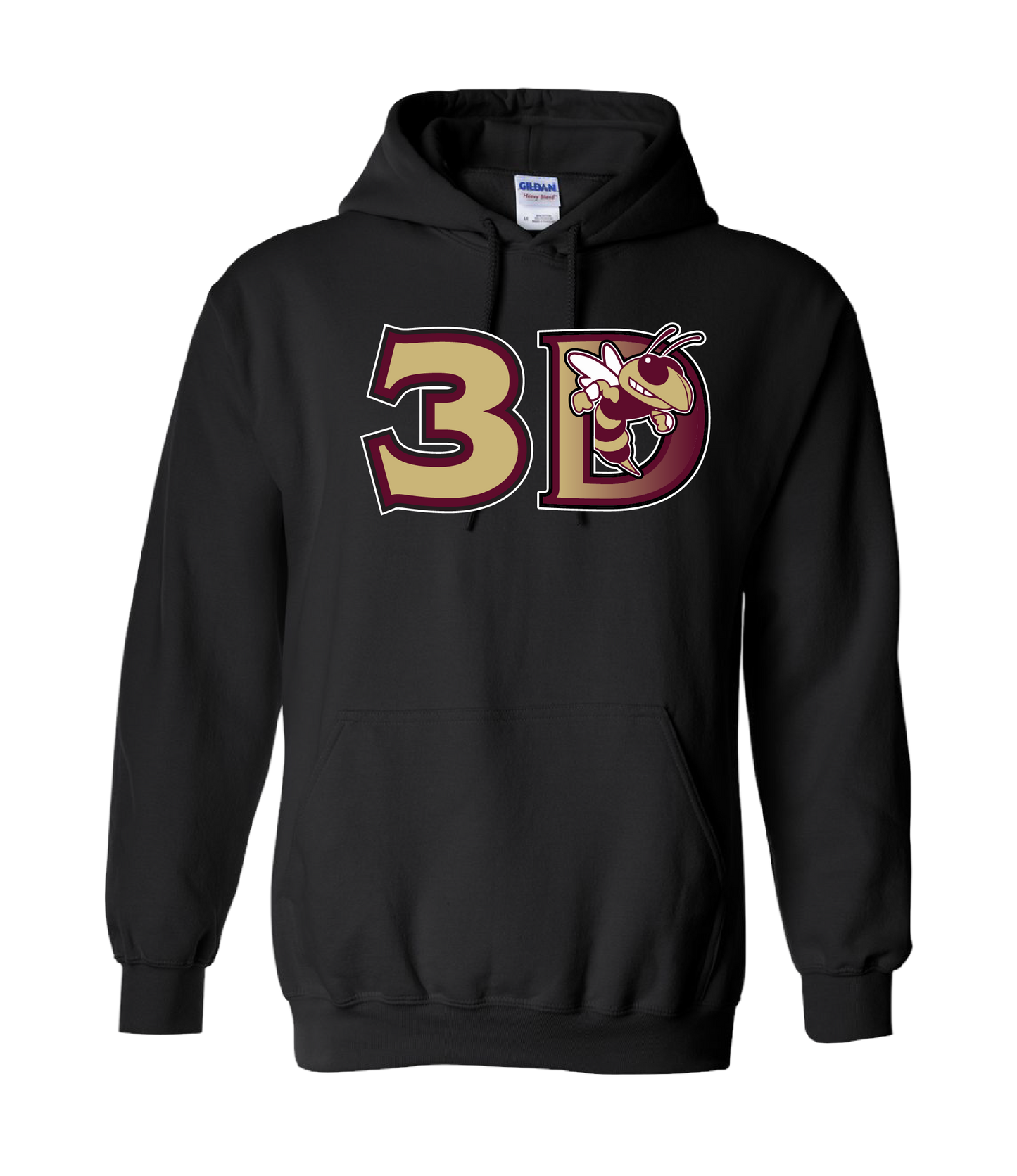 3D Art Logo - Hoodie