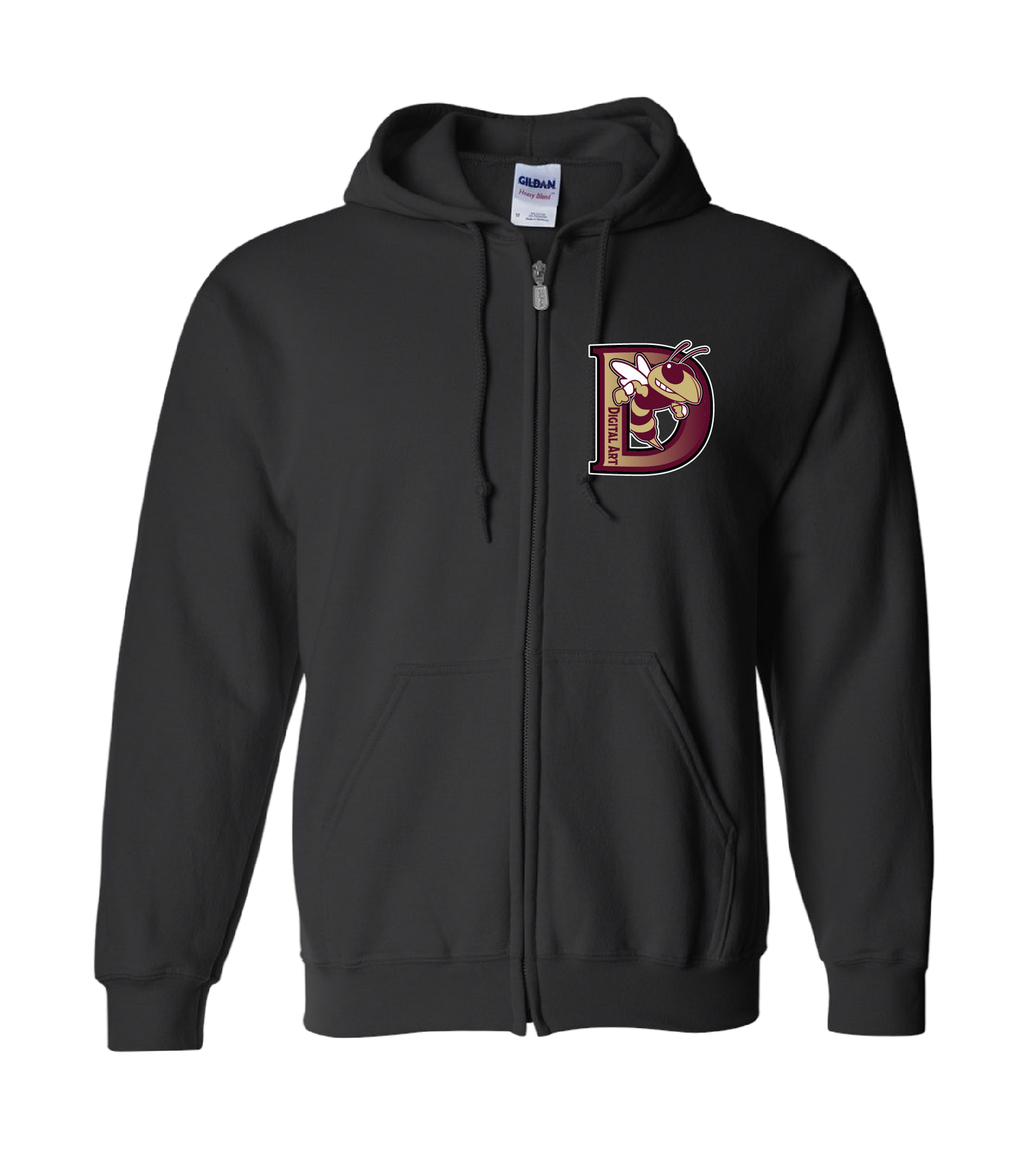 Digital Arts Logo - Zip-Up Hoodie