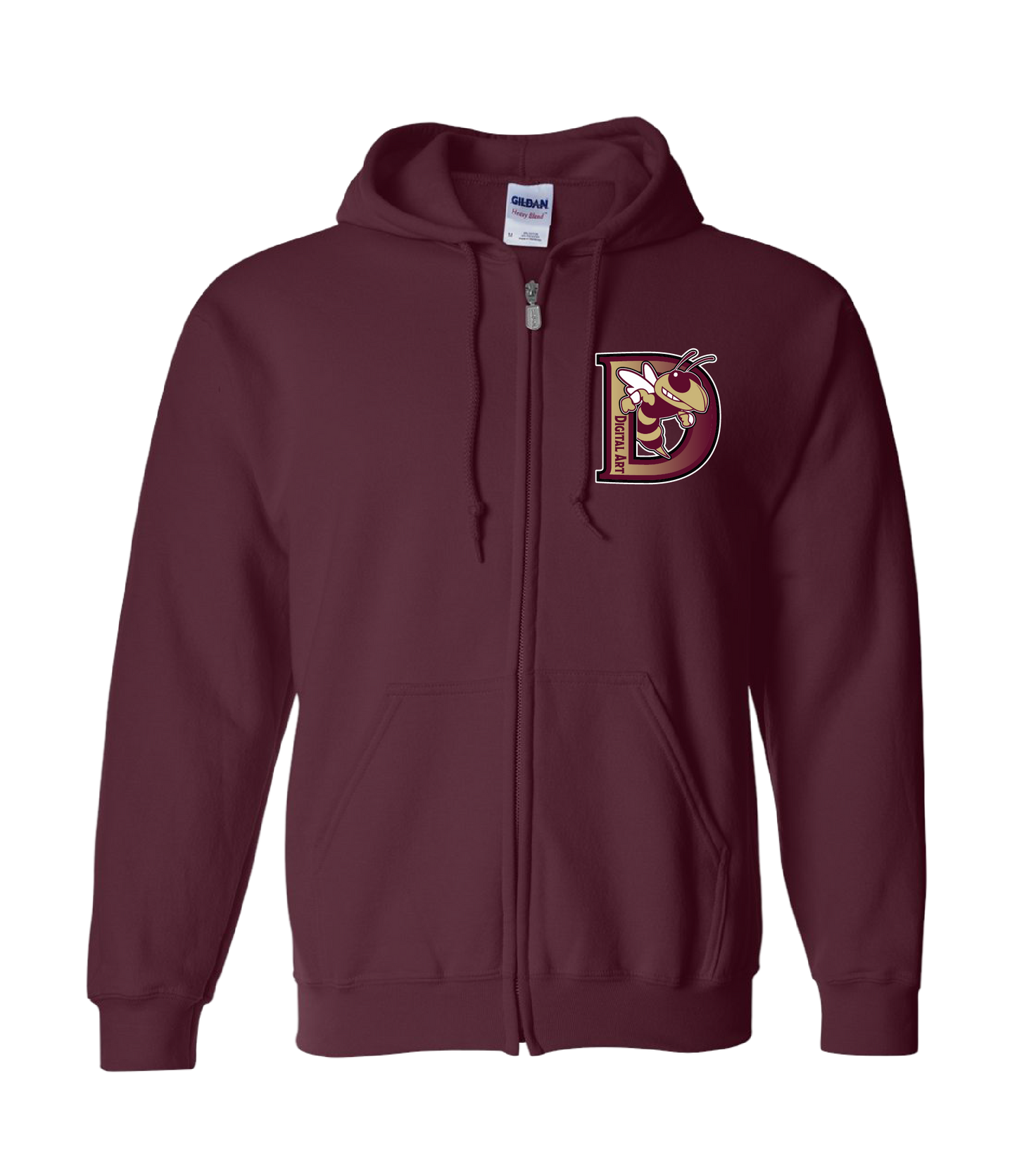 Digital Arts Logo - Zip-Up Hoodie