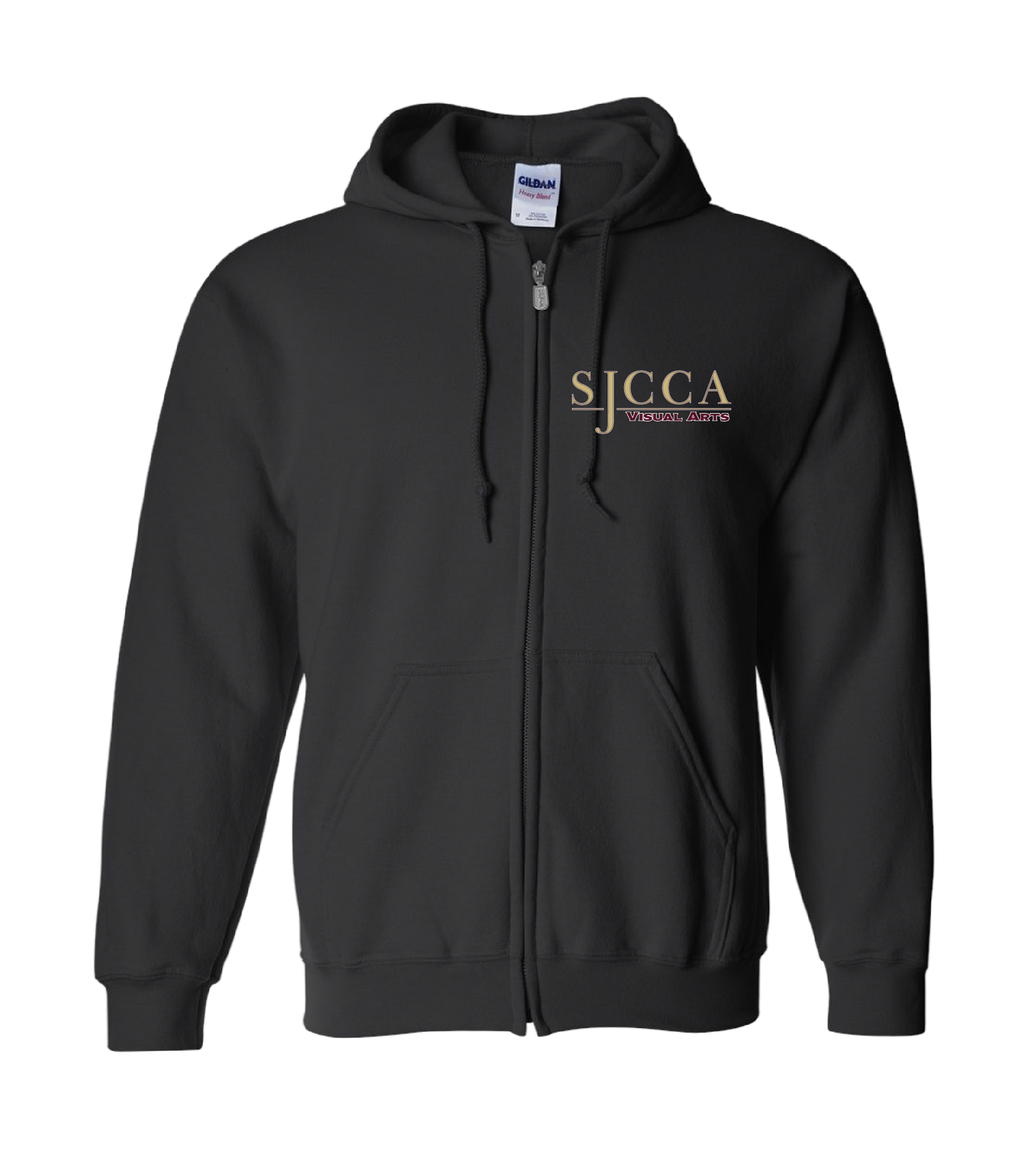 SJCCA Visual Arts Logo - Zip-Up Hoodie
