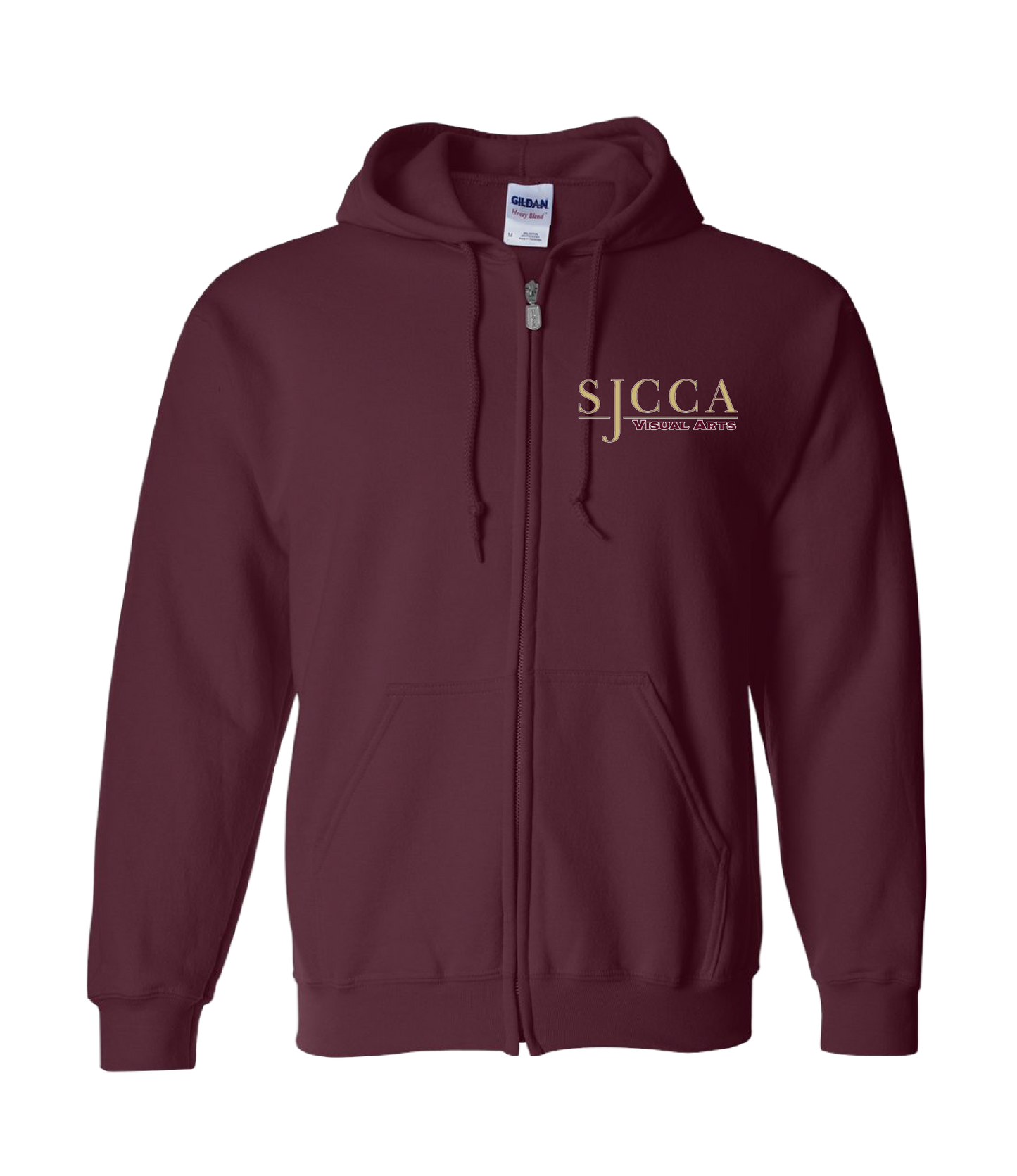 SJCCA Visual Arts Logo - Zip-Up Hoodie